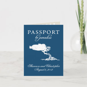Invitation de passeport mariage à Aruba