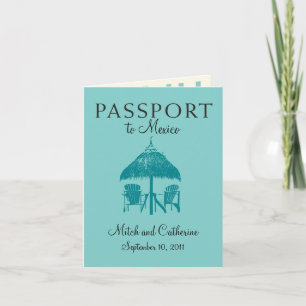 Invitation de passeport mariage au Mexique
