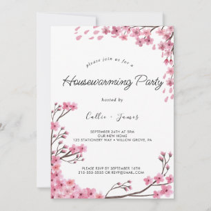 Invitation de pendaison de crémaillère élégante av