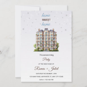 Invitation de pendaison de crémaillère "Home Sweet