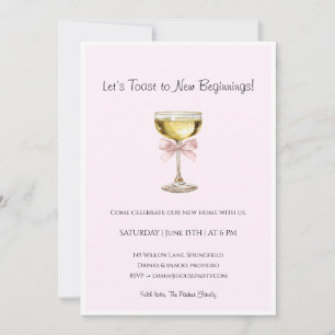 Invitation de pendaison de crémaillère moderne • N