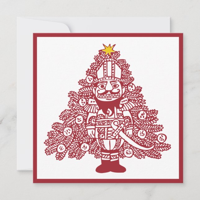 Invitation de performance Nutcracker Ballet (Devant)