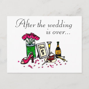 Invitation de petit déjeuner de mariage