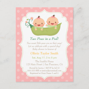 Invitation De petits petits petits petits petits pois dans un