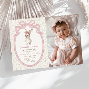 Invitation de photo d'anniversaire Coquette Some B