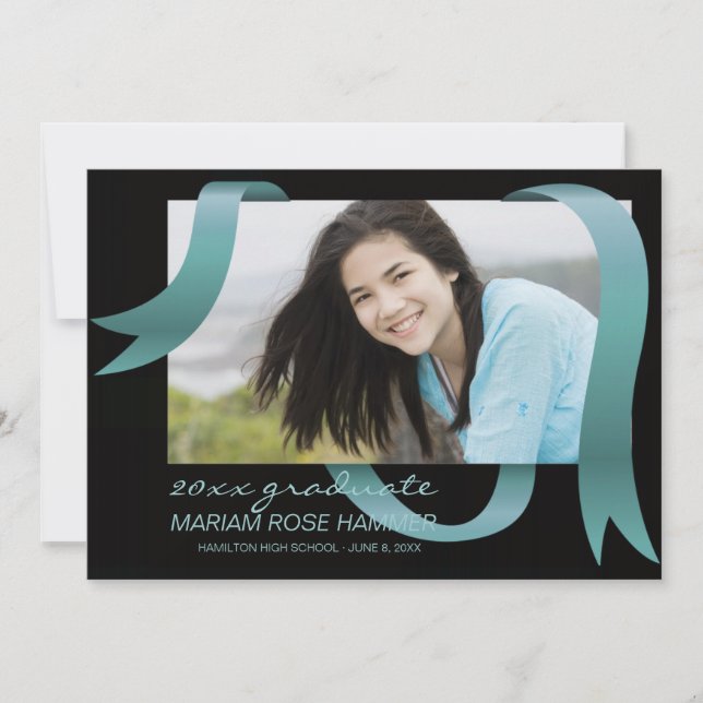 Invitation de photos pour les diplômés (Devant)