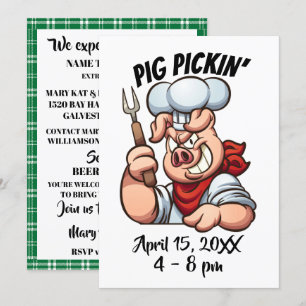 Invitation de PIG PICKIN