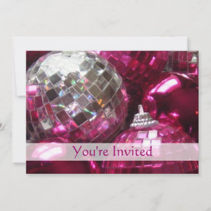 Invitation de Pink Baubles