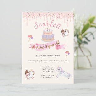 Invitation de Pony pour le 3ème anniversaire