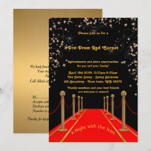 Invitation de Pré-Bal d'étudiants, pré bal