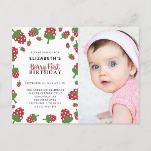 Invitation de première année de Berry Mignonne Pho