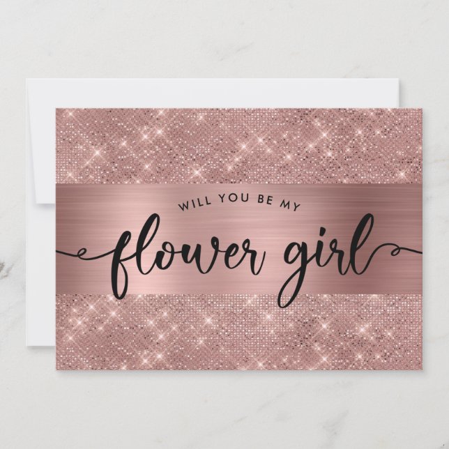 Invitation de proposition de demoiselle d'honneur  (Devant)