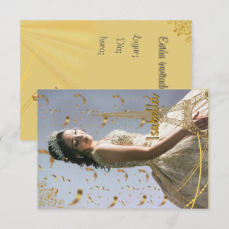 Invitation de quinceanera 