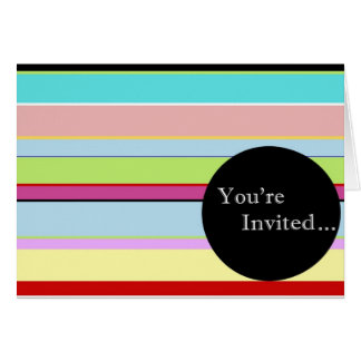 Invitation de rayure