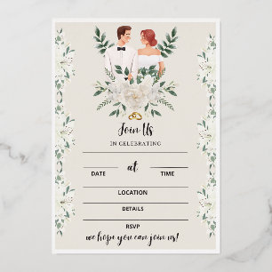 Invitation de réception de mariage, Cartes Invitat