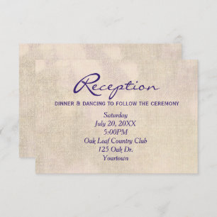 Invitation de réception de mariage floral