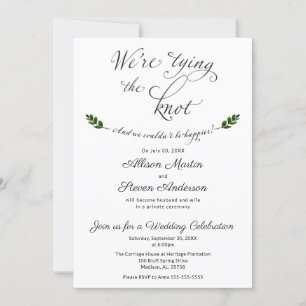 Invitation de réception de mariage On se marie