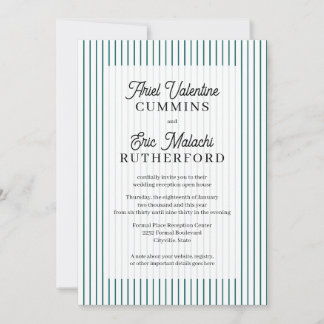 Invitation de réception de mariage rustique de cam