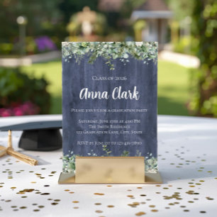 Invitation de remise de diplôme au bois de Navy Eu