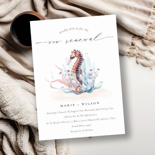 Invitation de renouvellement de l'algue de mer sou (Créateur téléchargé)