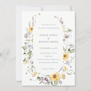 Invitation de renouvellement de trame de Fleur sau