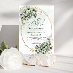 Invitation de renouvellement de vœux We Still Do a
