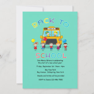 Invitation de rentrée scolaire