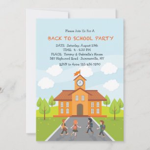 Invitation de rentrée scolaire