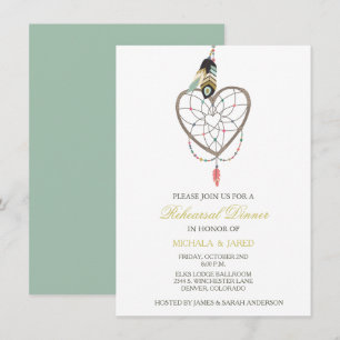Invitation de répétition Mariage Dreamcatcher