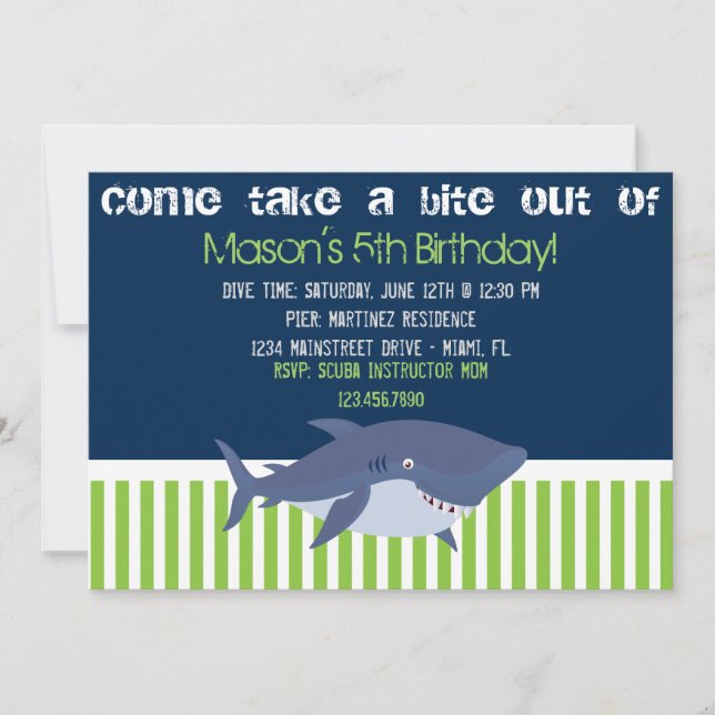 Invitation de requins (Devant)