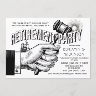 Invitation de retraite de juge - cru de partie