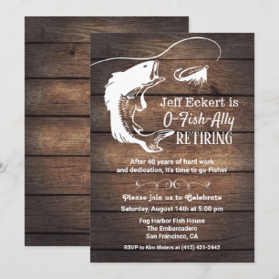 Invitation de retraite de pêche