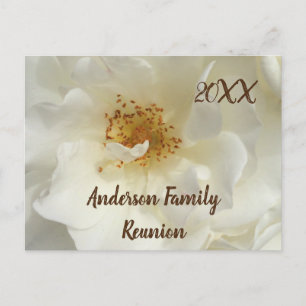 Invitation de réunion de famille Fleur Blanche Pho