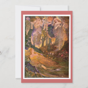 Invitation de rêve de la nuit d'été