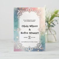 Invitation de rêve : Un Mariage surréaliste