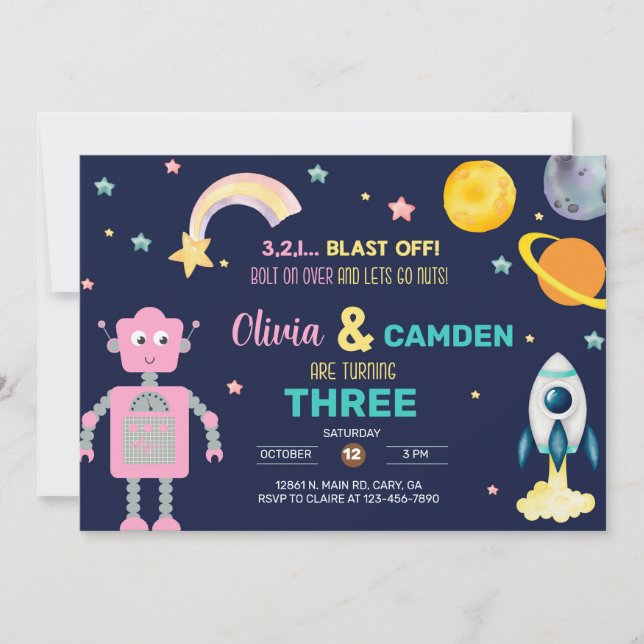Invitation de robots et de frères et soeurs de fus (Devant)