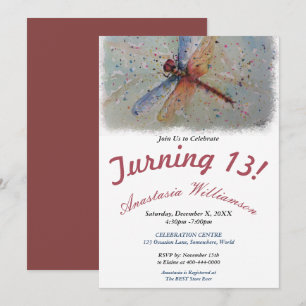 INVITATION DE ROTATION DE LIBELLULE