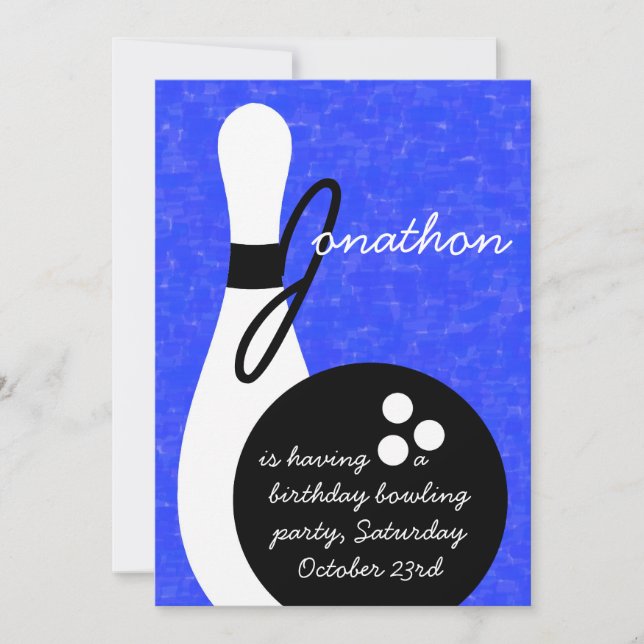 Invitation de roulement de fête d'anniversaire de (Devant)