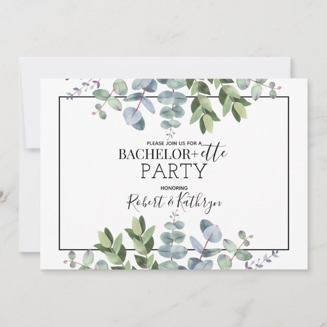 Invitation de sa Bachelorette Party Foliage (Devant)