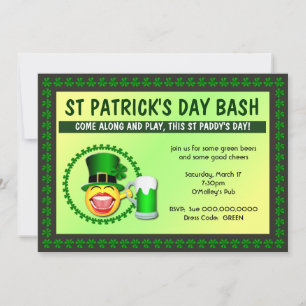 Invitation de Saint Patrick's Day Bash