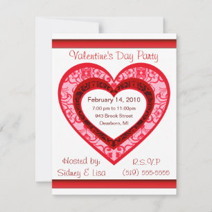 Invitation de Saint Valentin à Damas