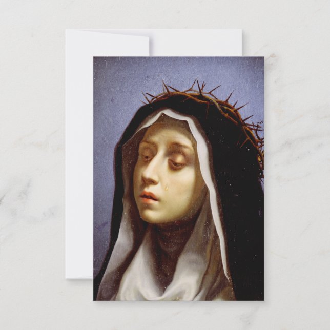 Invitation de sainte Catherine de Sienne (Devant)
