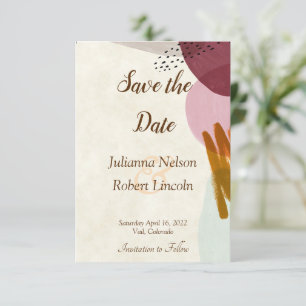 Invitation de sauvegarde de date de peinture de st