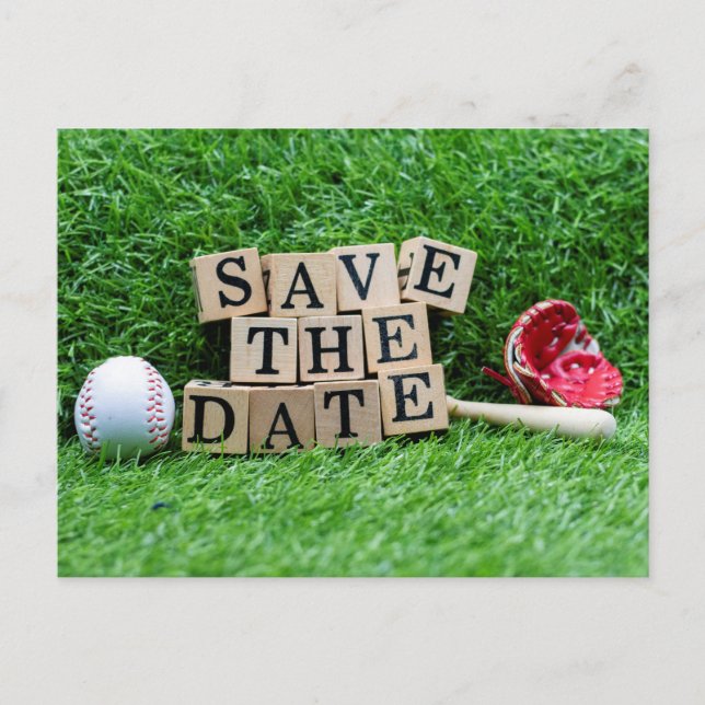Invitation de sauvegarde de la date de la fête de  (Devant)