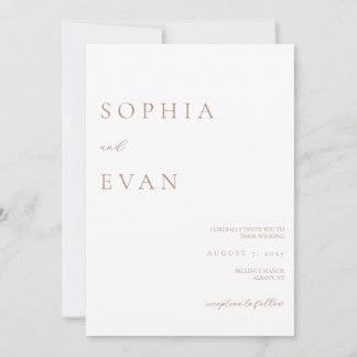 Invitation de script simple et élégant