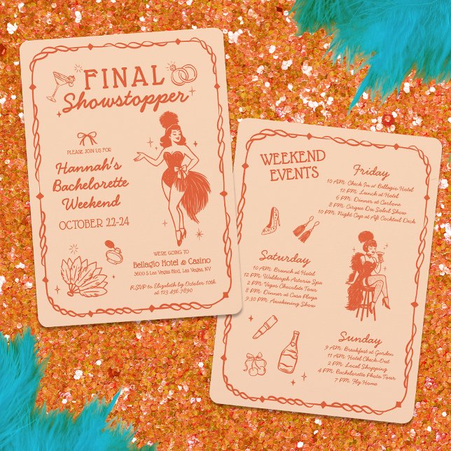 Invitation de Showstopper Final Showgirl (Créateur téléchargé)