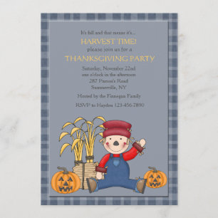 Invitation de Sitting Scarecrow