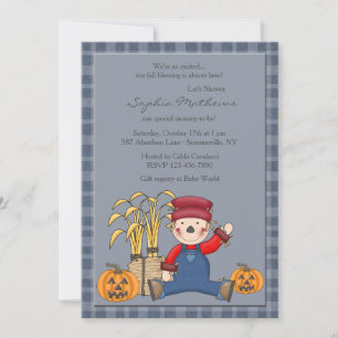Invitation de Sitting Scarecrow