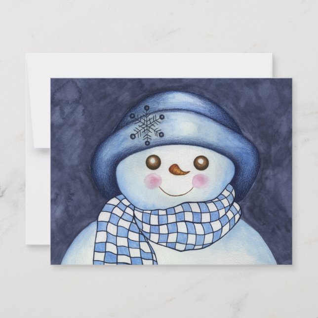 Invitation de Snowman (Devant)