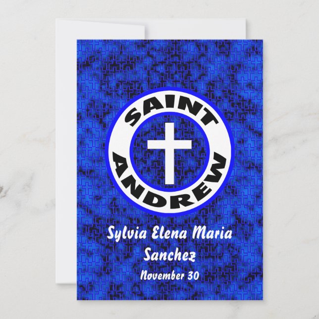 Invitation de St Andrew (Devant)
